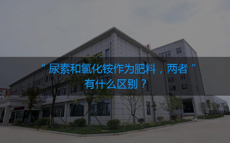 尿素和氯化銨作為肥料，兩者有什么區(qū)別？